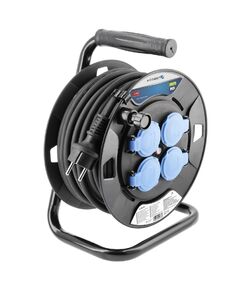 Подовжувач барабанний в гумовій ізоляції 30 м, перетин 3 x 1,5 мм  30 (HT1E721), фото  | SNABZHENIE.com.ua