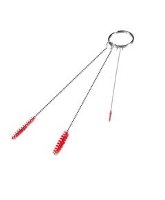 Набір щіток в кількості 3-х штук, діаметром 2, 5, 6 мм  Поліестер;Нержавіюча сталь (AISI 304) (5362), фото  | SNABZHENIE.com.ua