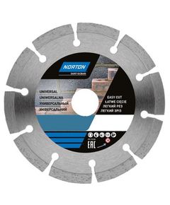 Алмазный диск NORTON-DIY UNIVERSAL сегментный: Ø= 230/25.4/ 22.23 мм, фото  | SNABZHENIE.com.ua