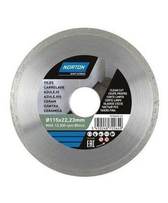 Диск алмазний NORTON-DIY CERAMIC TILES для кераміки : Ø= 180/25,4/ 22.23 мм, фото  | SNABZHENIE.com.ua