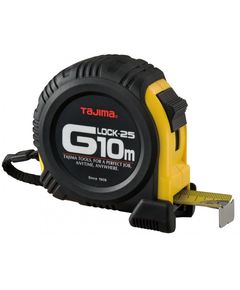 Рулетка TAJIMA G-LOCK G5PA0MY, ударопрочная, 10м, 25мм, фото  | SNABZHENIE.com.ua