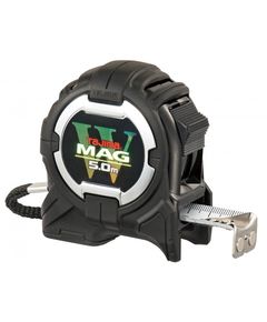 Рулетка ударопрочна TAJIMA W-MAG 5м x 25мм, будівельна WM550MR, фото  | SNABZHENIE.com.ua