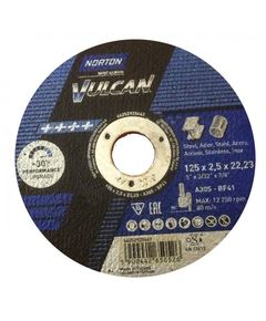 Диск отрезной NORTON VULCAN 125x22,2 мм для металла и нержавейки, фото  | SNABZHENIE.com.ua