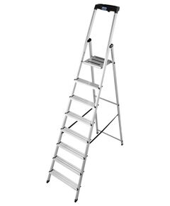 Стрем'янка алюмінієва з органайзером, 8 сходинок  2.5 (126368), фото  | SNABZHENIE.com.ua