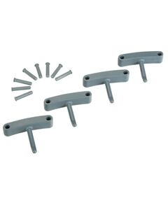 Гачок 4 шт. до настінних кріплень арт. 1017 і 1018, 140 мм  80 (1016), фото  | SNABZHENIE.com.ua