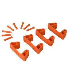 Гумовий затискач 4 шт. до настінних кріплень арт. 1017 і 1018, 120 мм  80 (1019), фото  | SNABZHENIE.com.ua