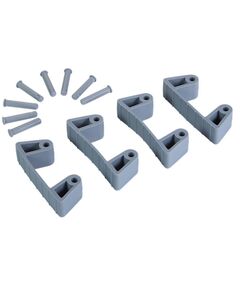 Гумовий затискач 4 шт. до настінних кріплень арт. 1017 і 1018, 120 мм  80 (1019), фото  | SNABZHENIE.com.ua