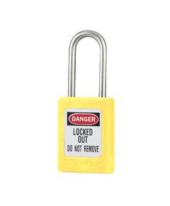 Замок навісний із термопластику Zenex™, жовтий  4.76 мм (S31), фото  | SNABZHENIE.com.ua