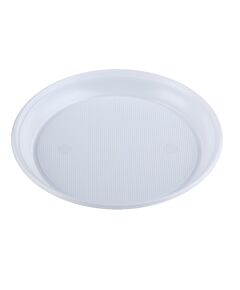 Тарілка десертна одноразова, d-165 мм, біла, 1-секц., 4 г, 100шт/уп  100 (20121921), фото  | SNABZHENIE.com.ua