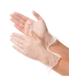 Рукавички вінілові Professional (100шт/уп)  10 (MS), фото  | SNABZHENIE.com.ua