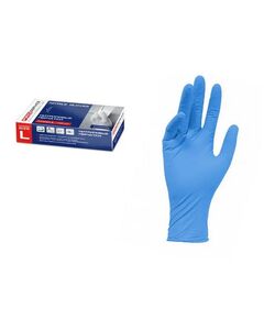 Рукавички нітрілові (50шт/уп)  9 (MS), фото  | SNABZHENIE.com.ua