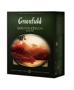 Чай "Greenfield" Golden Ceylon 2гр.х100шт.х12уп., пакет  100, фото  | SNABZHENIE.com.ua