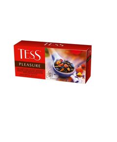 Чай черний PLEASURE 1.5г х 25, "Tess", пакет  25, фото  | SNABZHENIE.com.ua