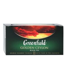 Чай "Greenfield" Golden Ceylon 2гр.х25шт.х15п., пакет  25 (20201873), фото  | SNABZHENIE.com.ua
