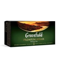 Чай "Greenfield" Premium Assam 2грх25штх15п., пакет  25, фото  | SNABZHENIE.com.ua