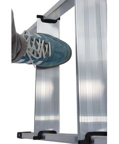 Стрем'янка алюмінієва з органайзером, 3 сходинки  1.35 (126313), фото  | SNABZHENIE.com.ua