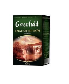 Чай "Greenfield" English Edition 100гр.х14п., лист  Greenfield, фото  | SNABZHENIE.com.ua