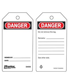 Бірка блокіраторна S4058   (Master Lock), фото  | SNABZHENIE.com.ua