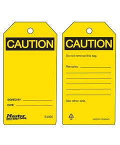 Бірка блокіраторна S4060   (Master Lock), фото  | SNABZHENIE.com.ua