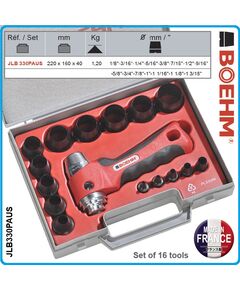 Набір просічок  1/8" - 1 3/16" (JLB330PAUS), фото  | SNABZHENIE.com.ua