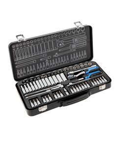 Набір торцевих голівок та аксесуарів 1/4" в металевому кейсі  63 (HT1R486), фото  | SNABZHENIE.com.ua