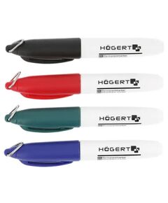 Маркер перманентний різнокольоровий (уп/80 шт.)  Чорний. червоний. зелений. синій (HT3B774), фото  | SNABZHENIE.com.ua