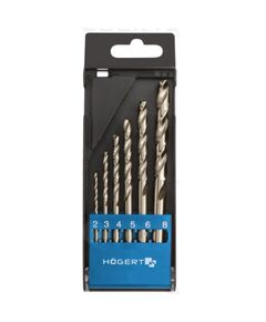 Набір свердл по металу 6 шт. Co5%  2.3.4.5.6.8 (HT6D186), фото  | SNABZHENIE.com.ua
