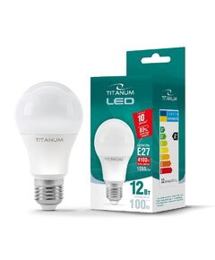 LED лампа TITANUM A60 12W E27 4100K 220V  LED (TLA6012274), фото  | SNABZHENIE.com.ua
