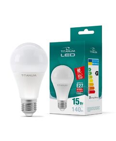 LED лампа TITANUM A65 15W E27 4100K  15 (TLA6515274), фото  | SNABZHENIE.com.ua