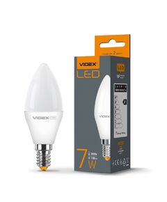 LED лампа VIDEX  C37e 7W E14 3000K 220V  LED (VL-C37e-07143), фото  | SNABZHENIE.com.ua