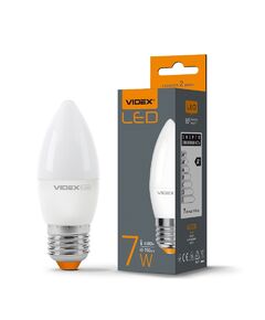 Лампа с/д VIDEX C37e 7W E27 4100K 220V  LED (VL-C37e-07274), фото  | SNABZHENIE.com.ua
