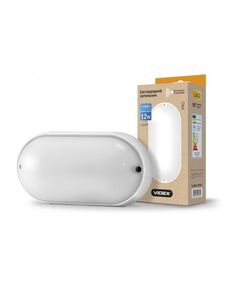 LED світильник (ЖКГ) овальний VIDEX 12W 5000K 220V білий сенсорний  12 (VL-BHO-125PW-S), фото  | SNABZHENIE.com.ua