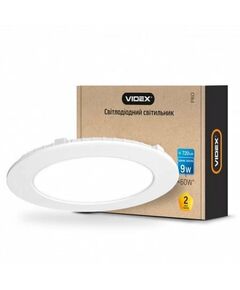 LED світильник вбудований круглий VIDEX 9W 5000K 220V  9 (VL-DLR-095), фото  | SNABZHENIE.com.ua