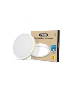 LED Світильник круглий накладної VIDEX 24W 5000K 220V  24 (VL-DLRS-245), фото  | SNABZHENIE.com.ua