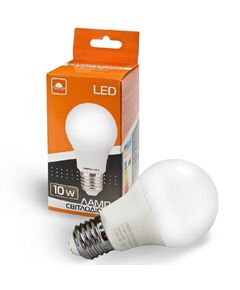 Лампа світлодіодна ЕВРОСВЕТ 10Вт 4200К A-10-4200-27 Е27  LED, фото  | SNABZHENIE.com.ua