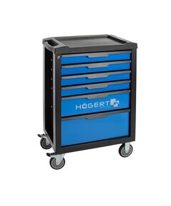 Візок (тумба) інструментальний, 6 ящиків (4 ящика висотою 75 мм, 1 ящик висотою 154 мм і 1 ящик висотою 233 мм)  6 (HT7G045), фото  | SNABZHENIE.com.ua