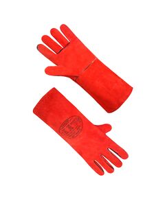 Перчатка Крага на подкладке красная длинная REFLEX-RED, фото  | SNABZHENIE.com.ua