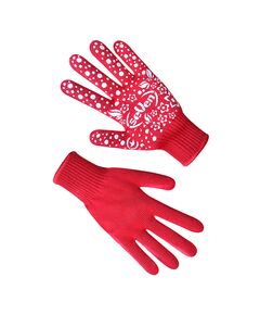 Перчатки трикотажные женские красные с ПВХ точкой 7105, фото  | SNABZHENIE.com.ua