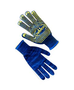 Перчатки трикотажные синие с ПВХ точкой 78314, фото  | SNABZHENIE.com.ua