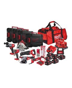 Набір інструментів акумуляторних MILWAUKEE, M18PP8B-586P (зарядний прситрій M12-18 FC, зарядний прси, фото  | SNABZHENIE.com.ua