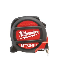 Рулетка магнитная MILWAUKEE, 8м/26фт, (27мм), фото  | SNABZHENIE.com.ua