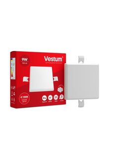 Vestum Акция! Квадратный светодиодный врезной светильник "без рамки", фото  | SNABZHENIE.com.ua