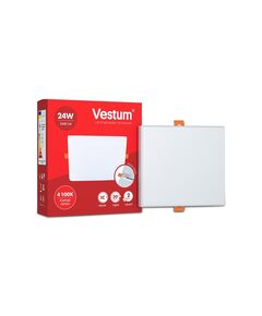 Vestum Квадратный светодиодный врезной светильник "без рамки", фото  | SNABZHENIE.com.ua