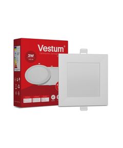 Vestum Квадратный светодиодный врезной светильник, фото  | SNABZHENIE.com.ua