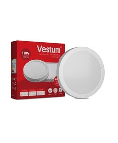 Vestum Круглый светодиодный накладной светильник, фото  | SNABZHENIE.com.ua