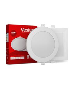 Vestum Круглый светодиодный врезной светильник, фото  | SNABZHENIE.com.ua