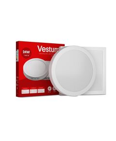 Vestum Круглый светодиодный накладной светильник, фото  | SNABZHENIE.com.ua