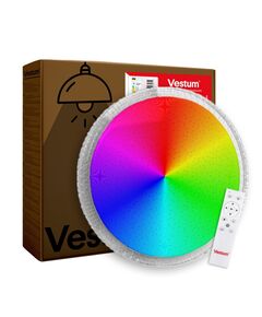 Vestum CRYSTAL звездное небо 76W 495*60мм 3000К-6500К RGB с ДУ, фото  | SNABZHENIE.com.ua