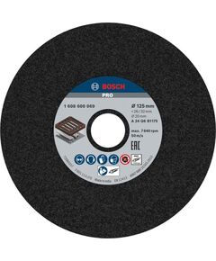 BOSCH Шлифовальный диск PRO Metal для прямых шлифмашин, диаметр отверстия 20 мм., фото  | SNABZHENIE.com.ua