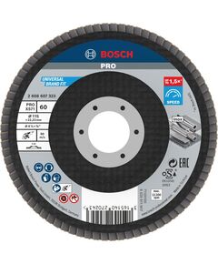 BOSCH Лепестковый шлифовальный диск, угловой, волокнистый, фото  | SNABZHENIE.com.ua